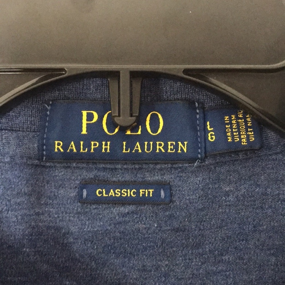 Polo Ralph Lauren Men's Classic Fit Short Sleeve Polo Shirt Blue Large - Picture 5 of 11